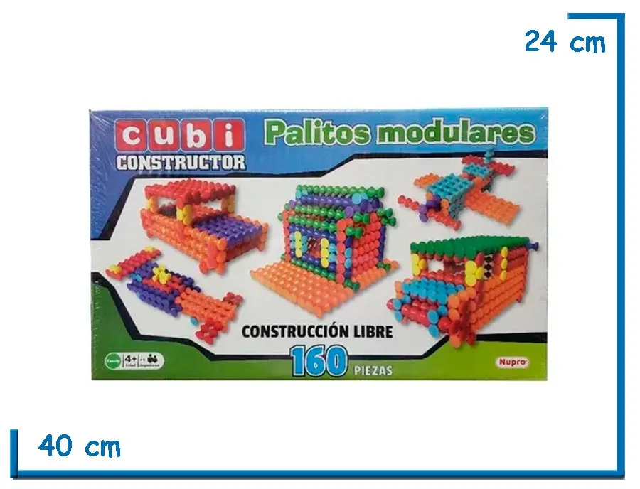 CUBI CONSTRUCTOR PALITOS MODULARES