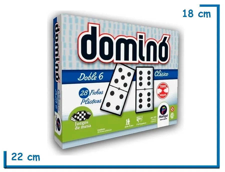 DOMINO CLASICO 28 FICHAS