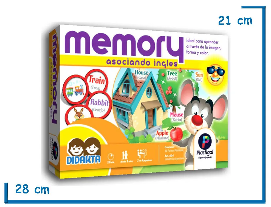 MEMORY ASOCIANDO EN INGLES