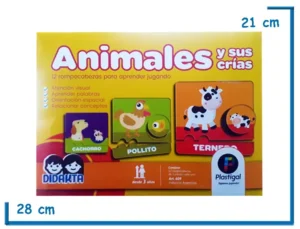ANIMALES Y SUS CRIAS ROMPECABEZAS