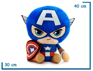 PELUCHE CAPTAIN AMERICA SD SENTADO 40CM