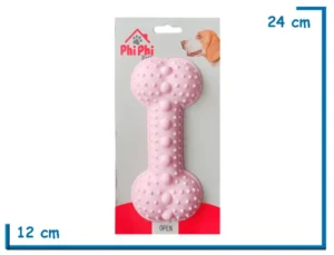 HUESO ROSA DISPENSER DE SNACK 9 CM