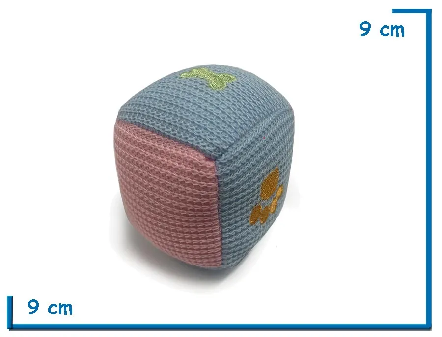 CUBO DE TELA CON CHIFLE 9CM