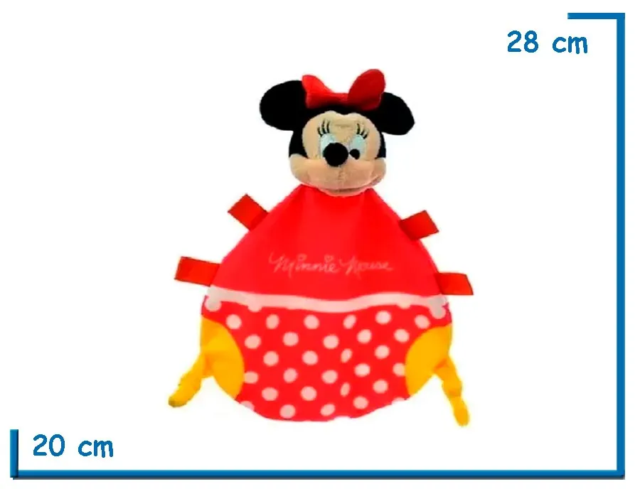 MICKEY Y AMIGOS MINNIE TRAPITO DE APEGO 28CM
