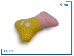 HUESO DE TELA CON CHIFLE 14CM