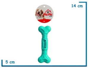 HUESO CELESTE DE GOMA DURA 14CM