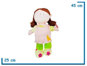 MUÑECA DE TRAPO VESTIDO PATITO