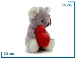 PELUCHE KOALA CON CORAZON 25CM