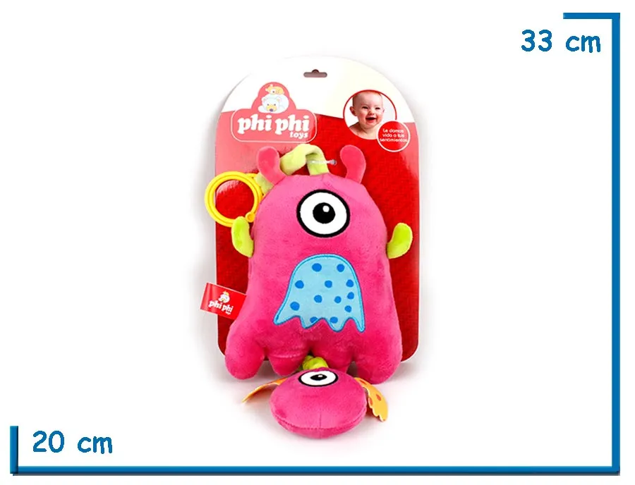CUNERO MUSICAL MOUNSTRITO FUCSIA  33CM
