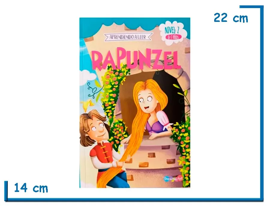 LIBRO RAPUNZEL APRENDIENDO A LEER NIVEL 2 (6-7 AÑOS)