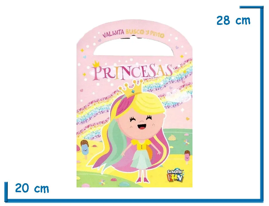 LIBRO VALIJA BUSCO Y PINTO PRINCESAS