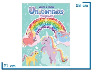 LIBRO VAMOS A PINTAR UNICORNIOS MAGICOS