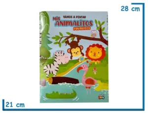 LIBRO VAMOS A PINTAR ANIMALITOS FAVORITOS