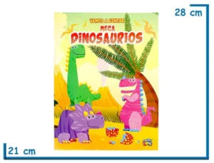 LIBRO VAMOS A PINTAR MEGA DINOSAURIO