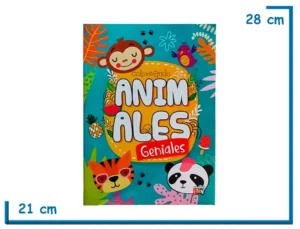 LIBRO COLOREANDO ANIMALES GENIALES