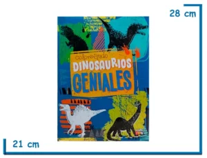 LIBRO COLOREANDO DINOSAURIOS GENIALES
