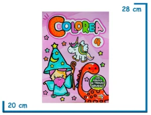 LIBRO COLOREA 4 HECHICERO