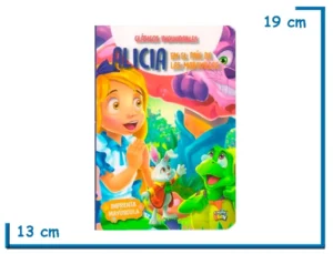 LIBRO CLASICOS INOLVIDABLES ALICIA EN EL PAIS DE LAS MARAVILLAS TAPA DURA