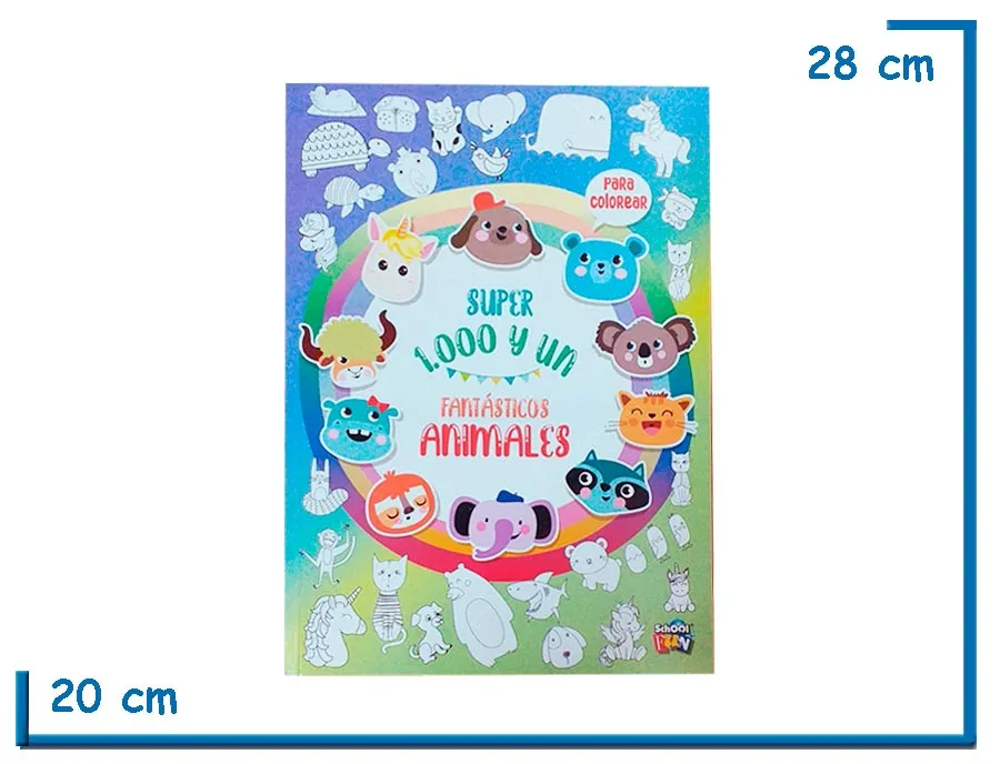 LIBRO SUPER 1000 Y UN FANTASTICOS ANIMALES