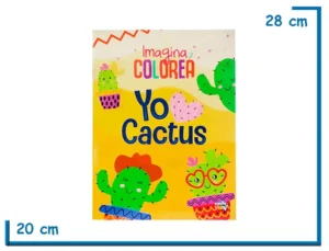 LIBRO IMAGINA Y COLOREA YO L CACTUS