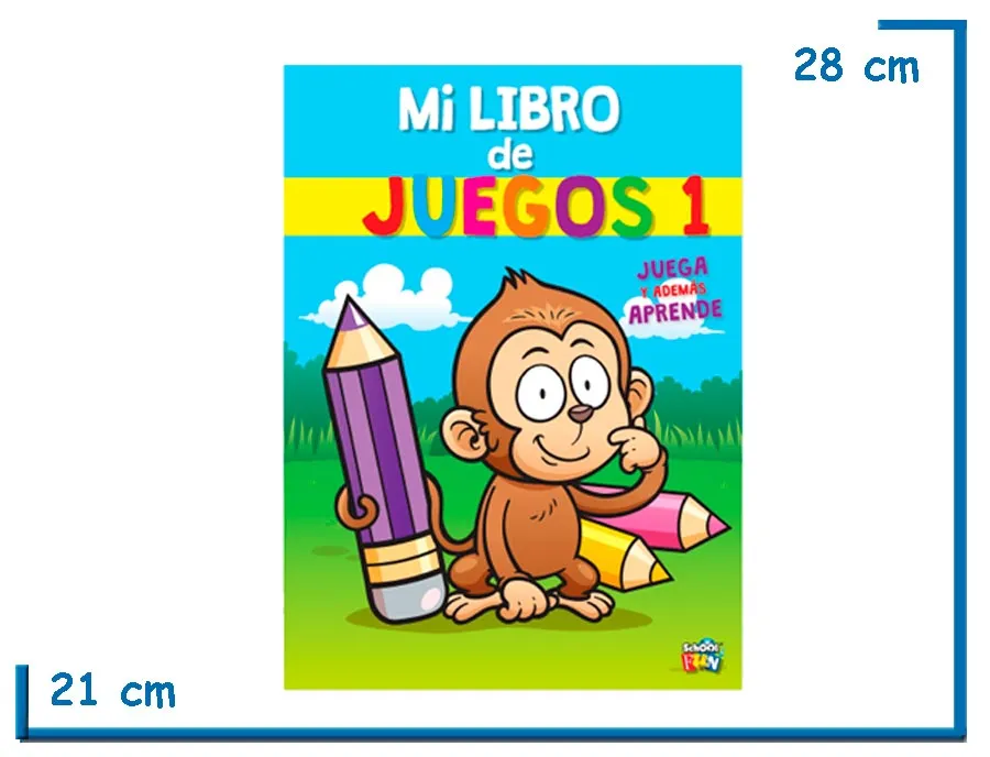 LIBRO MI LIBRO DE JUEGOS 1 MONO