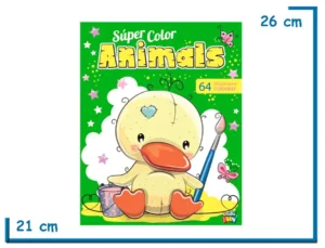 LIBRO SUPER COLOR ANIMALS PATO