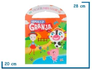LIBRO MI VALIJITA PARA COLOREAR VAMOS A LA GRANJA