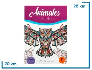 LIBRO ME RELAJO COLOREANDO ANIMALES EN EL AIRE