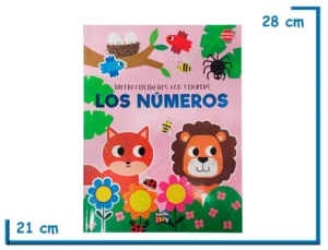 LIBRO DIVERACTIVIDADES LOS NUMEROS CON STICKERS