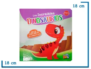 LIBRO LENTEJUELAS LOS INCREIBLES DINOSAURIOS