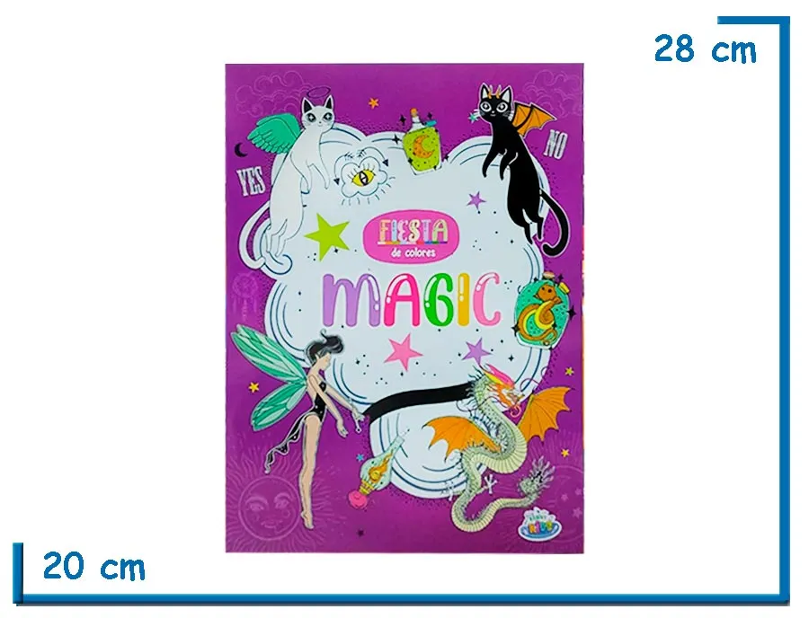 LIBRO FIESTA DE COLORES MAGIC