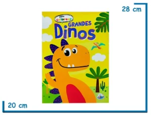LIBRO PARA COLOREAR GRANDES DINOS