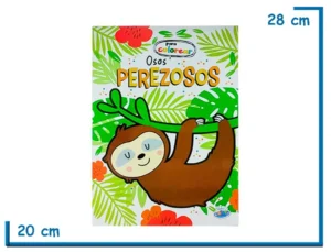 LIBRO PARA COLOREAR OSOS PEREZOSOS