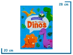 LIBRO PINTEMOS JUNTOS MIS VALIENTES DINOS