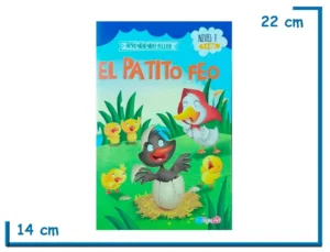LIBRO EL PATITO FEO APRENDIENDO A LEER NIVEL 1 (5-6 AÑOS)
