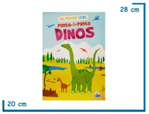 LIBRO MI PRIMER LIBRO PUNTO A PUNTO DINOS
