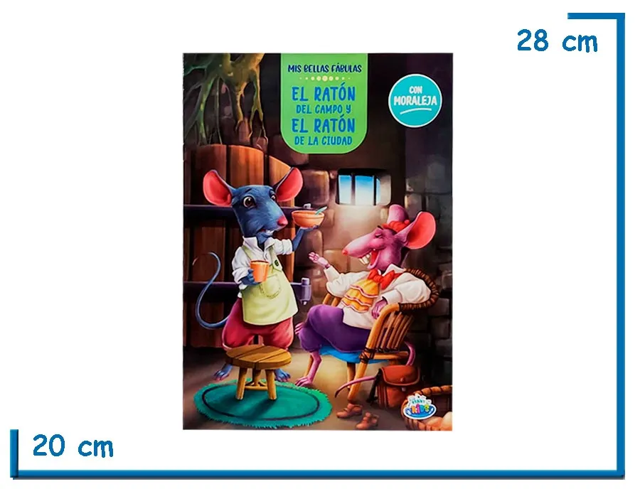 L.MIS BELLAS FABULAS EL RATON DEL CAMPO Y EL RATON DE LA CIUDAD