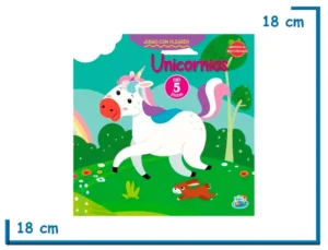 LIBRO JUEGO CON ALEGRIA UNICORNIOS CON ENCASTRE