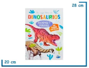 LIBRO DINOSAURIOS ENORMES Y FEROCES DEL PERIODO CRETACICO