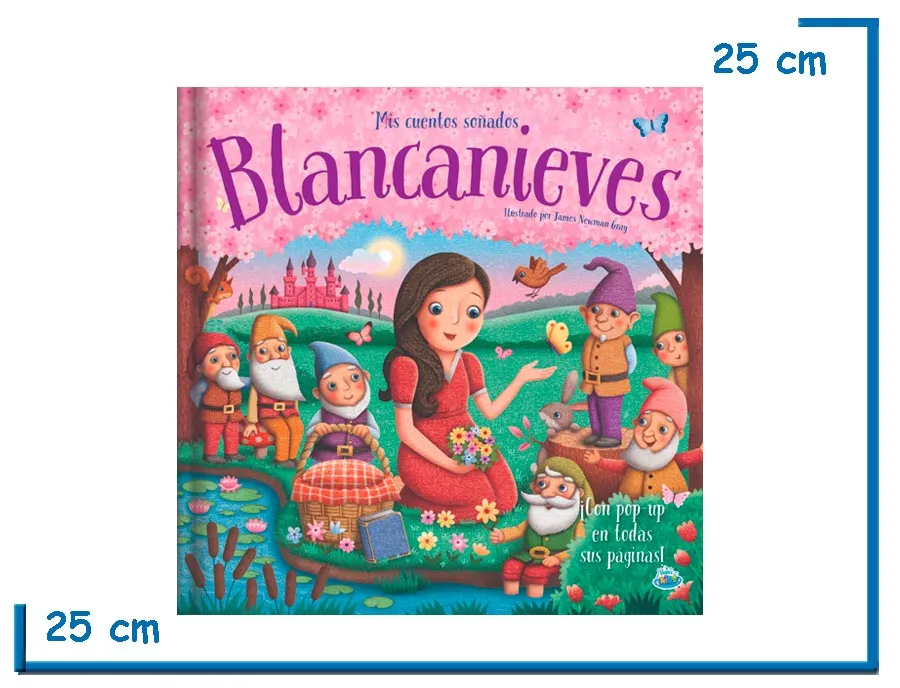 LIBRO MIS CUENTOS SOÑADOS BLANCANIEVES POP-UP