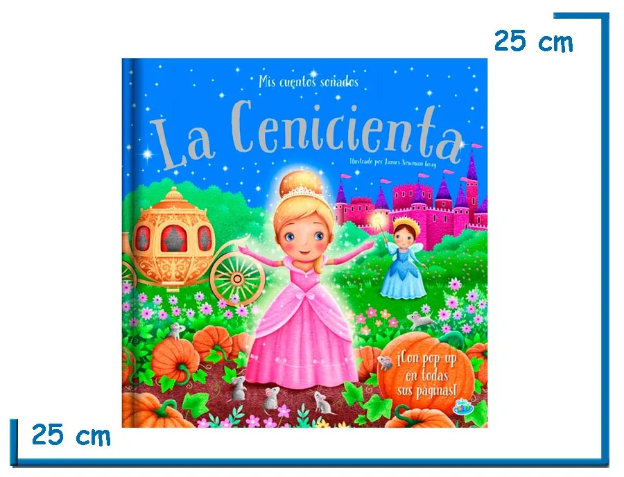 LIBRO MIS CUENTOS SOÑADOS LA CENICIENTA POP-UP