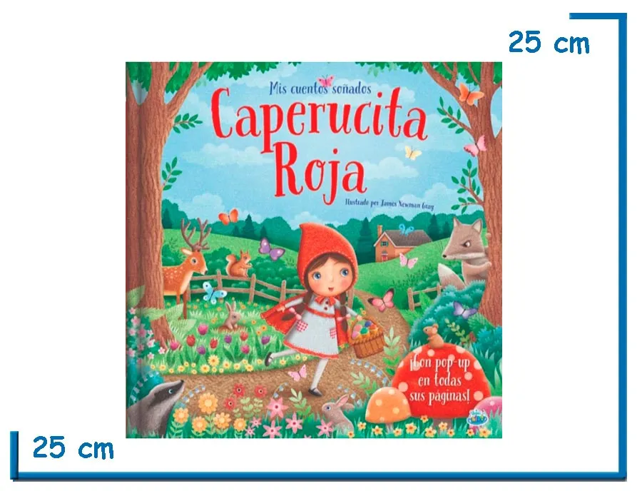 LIBRO MIS CUENTOS SOÑADOS CAPERUCITA ROJA POP-UP