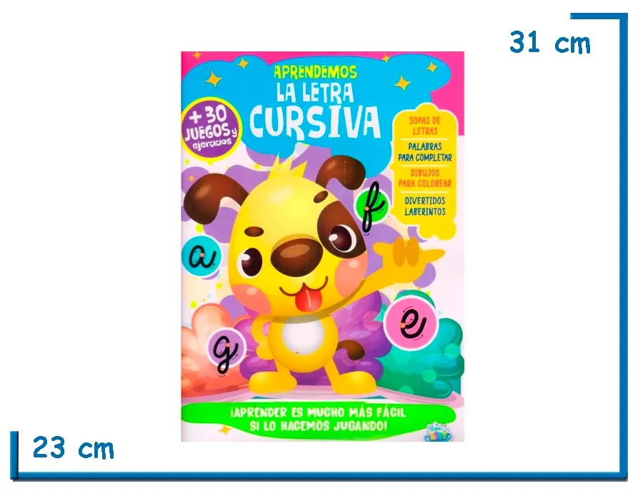 LIBRO APRENDEMOS LA LETRA CURSIVA