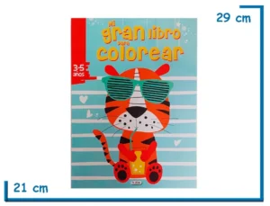 LIBRO MI GRAN LIBRO PARA COLOREAR TIGRE 3-5 AÑOS
