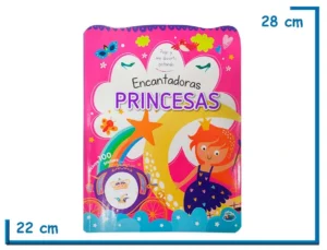 LIBRO PEGO Y ME DIVIERTO PINTANDO ENCANTADORAS PRINCESAS CON STICKERS