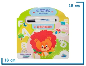 LIBRO MI PIZARRA MARAVILLOSA EL ABECEDARIO CON MARCADOR