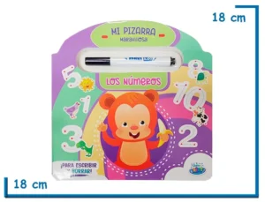 LIBRO MI PIZARRA MARAVILLOSA LOS NUMEROS CON MARCADOR
