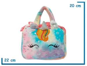 CARTERA UNICORNIO RECTANGULAR ESTRELLAS SURTIDA