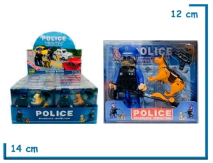 POLICE ROADBLOCK INSPECTION FIGURA CON GAFAS CON ACCESORIOS