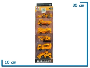 SET DE VEHICULOS CONSTRUCCION DIE-CAST X6